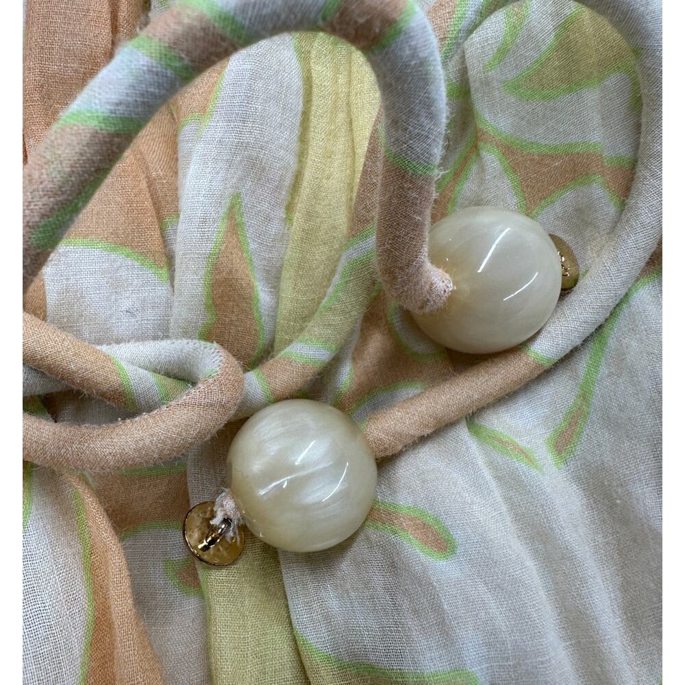 Alexis Yellow Boho Mini Dress XS Party Vacation Designer Cottagecore Cotton $600 - Picture 11 of 13